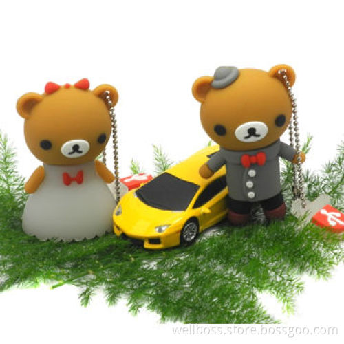 New product for wedding gifts bride and groom shape USB flash drive, 1-32GB, factory price